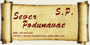 Sever Podunavac vizit kartica